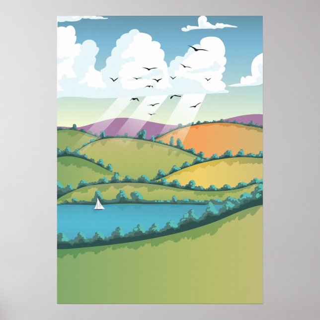 Poster Paisagem rural (Frente)
