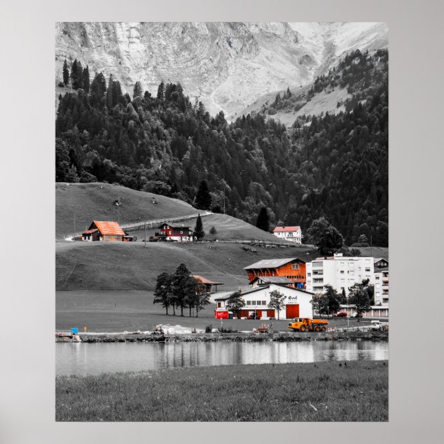 Poster Paisagem Rural Campestre (Frente)