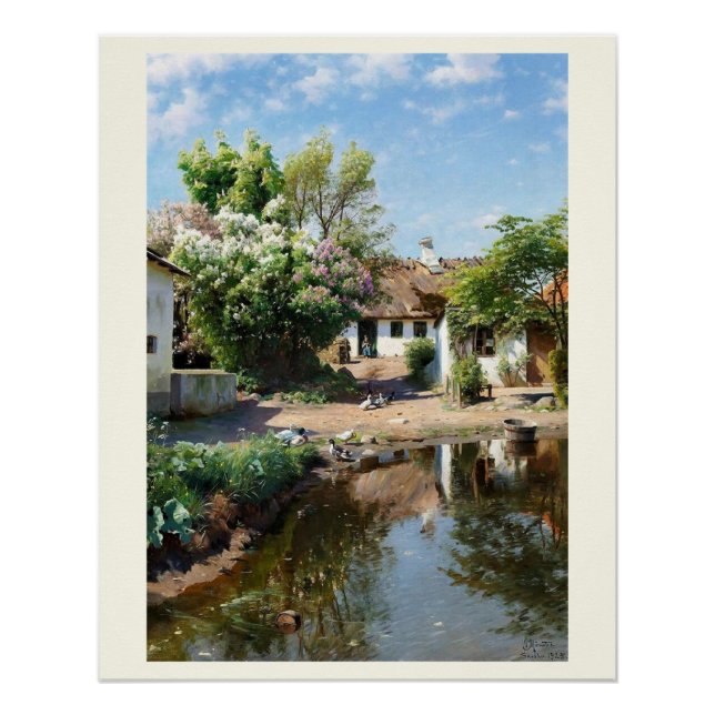Póster Paisagem rural, Peder Mørk Mønsted (Frente)