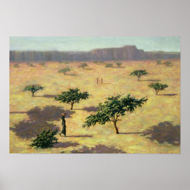 Póster Paisagem Saheliana Mali 1991 (Frente)