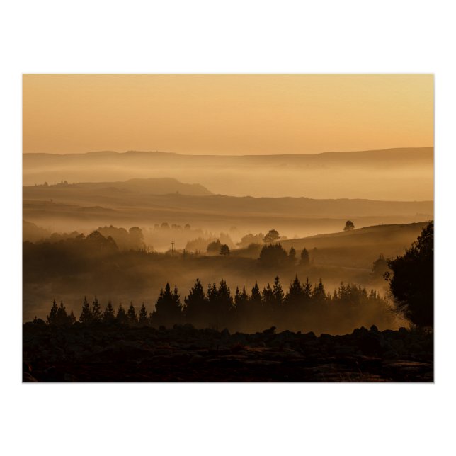 Póster Paisagem solar (Frente)