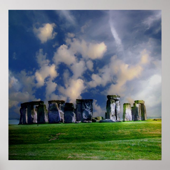 Poster Paisagem Stonehenge (Frente)