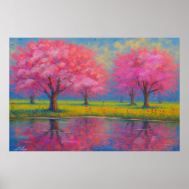 Poster Paisagem Sussurros de Luz
