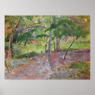 Poster Paisagem tropical, Martinica, 1887