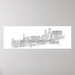Poster Paisagem urbana de Dungannon
