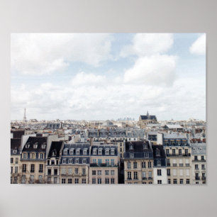 Poster Paisagem Urbana de Paris França