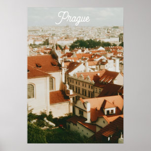 Poster Paisagem Urbana de Praga Souvenir