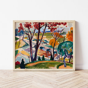 Poster Paisagem, Vale de Huntingdon   Henry Lyman Sačien