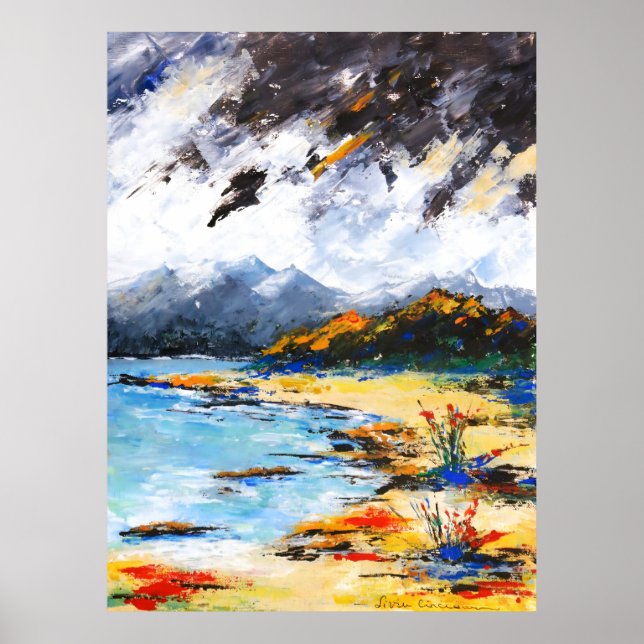 Poster Paisagens da Grécia (Frente)