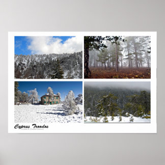 Póster paisagens de Troodos