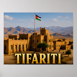Poster Paisagens do Deserto de Tifariti e Horizontes Saar