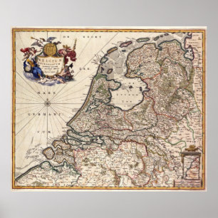 Poster Países Baixos unidos