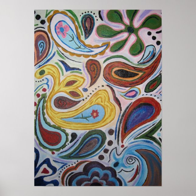 Poster Paisley Canvas (Frente)