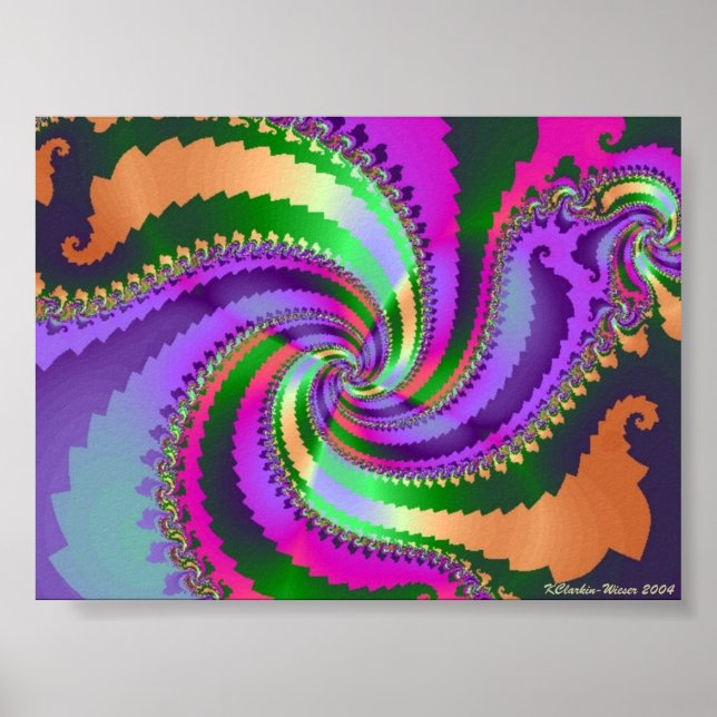 Poster Paisley Spiral (Frente)