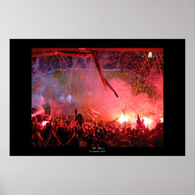 Póster Paixão de futebol (Frente)