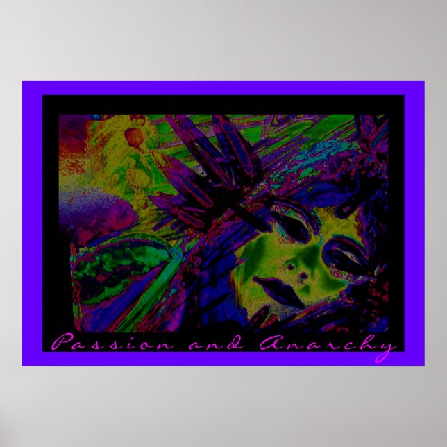 Póster "Paixão e Anarquia" (Frente)