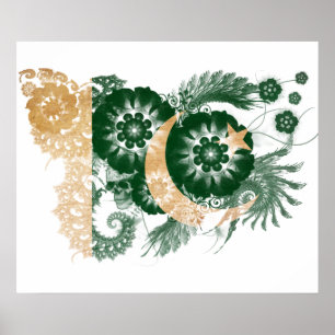 Poster Pakistan Flag