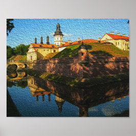 Poster Palácio da Arquitetura da Natureza de Nesvizh na B