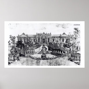 Póster Palácio da calma do mar e do pulso de disparo de