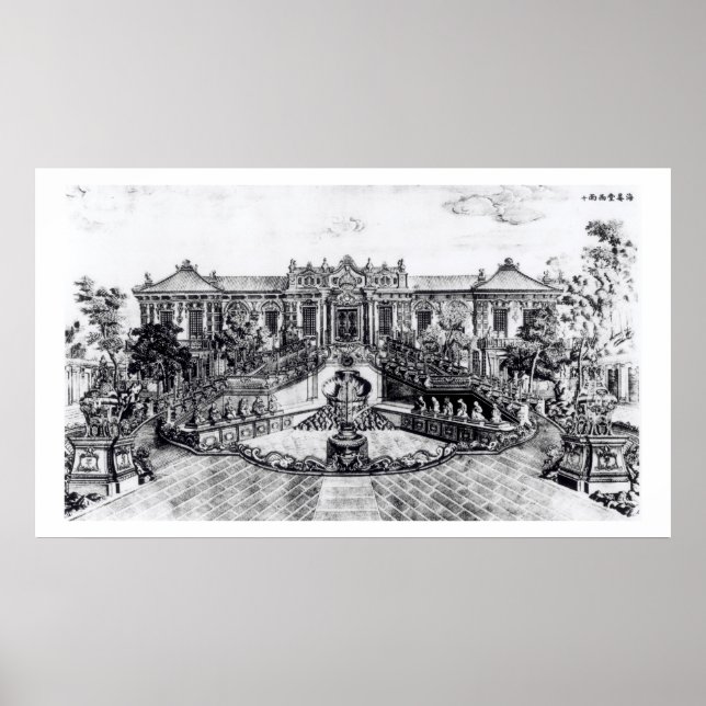 Póster Palácio da Calma do Mar e do Relógio de Água, (Frente)