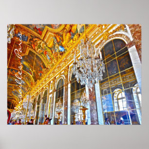 Poster Palácio da ilustração da foto de Versalhes