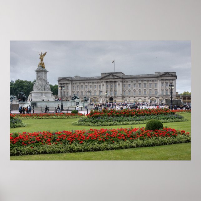 Poster Palácio de Buckingham em Londres, Inglaterra (Frente)