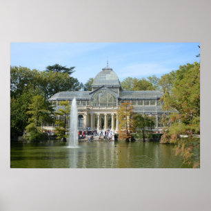 Poster Palácio de cristal, Madrid