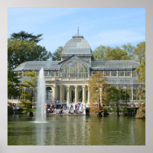 Póster Palácio de cristal, Madrid