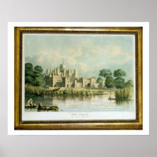 Póster Palácio de Kew como visto de Brentford, gravado