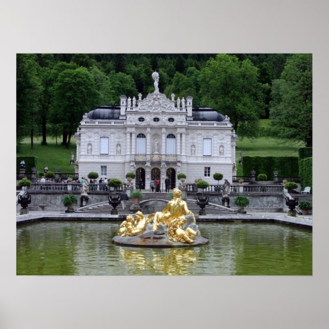 Póster Palácio de Linderhof (Frente)