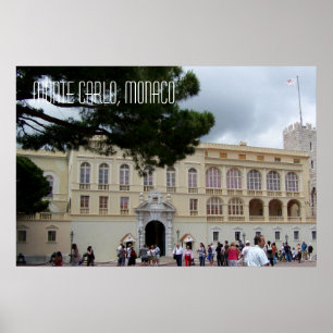 Poster Palácio de Mônaco em Viagem de Monte Carlo