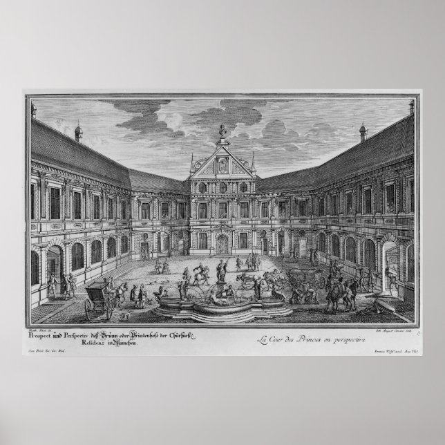 Póster Palácio de Munique, Alemanha (Frente)