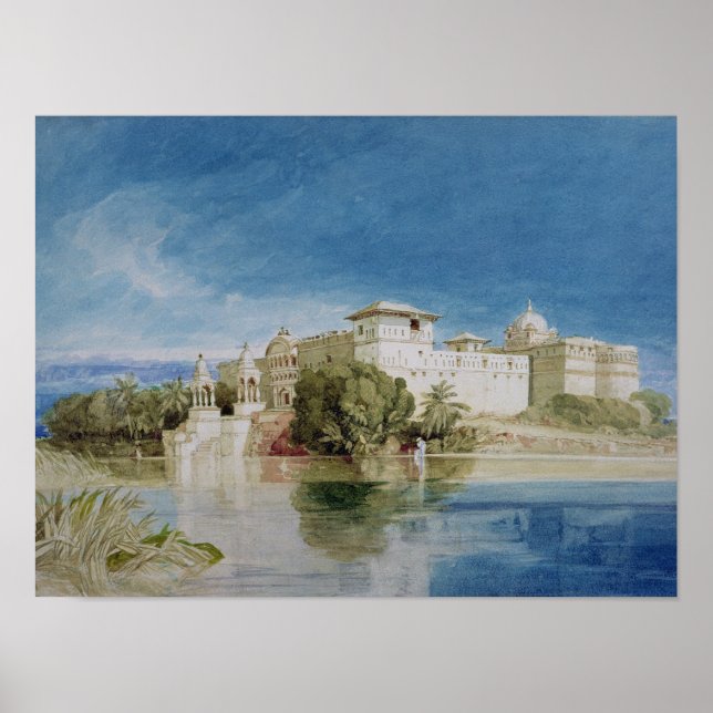 Póster Palácio de Perawa, Malwa, Índia Central (Frente)