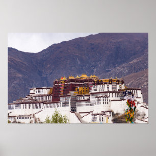 Poster Palácio de Potala em Lhasa - Tibete