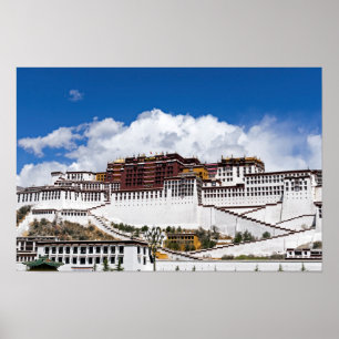 Poster Palácio de Potala em Lhasa - Tibete