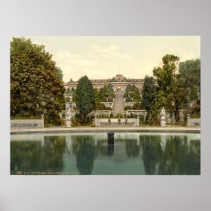 Póster Palácio de Sanssouci, Potsdam, Berlim, Alemanha
