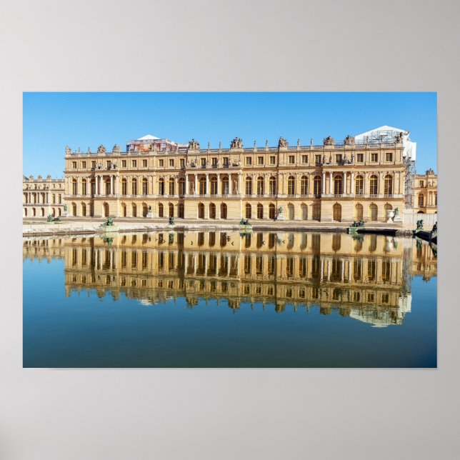 Poster Palácio de velejeira e reflexão em lagoa (Frente)