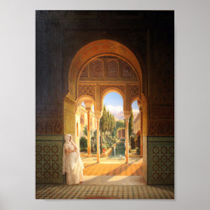 Poster Palacio del Generalife and Patio de la Acequia