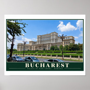 Poster Palácio do Parlamento de Bucareste