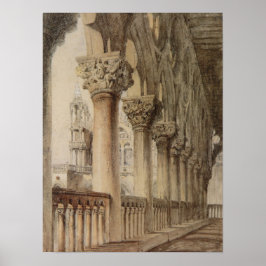 Poster Palácio Ducal (por John Ruskin)