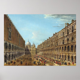 Poster Palácio Ducal Veneza, Antonio Joli Cartaz de Arte 