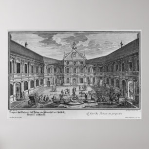 Póster Palácio em Munich, Alemanha