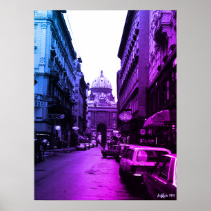 Poster Palácio Imperial de Viena Vintage Áustria
