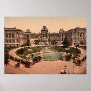 Póster Palácio Longchamps, Marselha, France