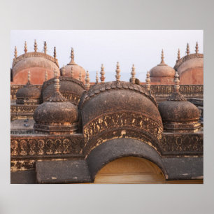Poster Palácio Madhavendra ao pôr do sol, Jaipur