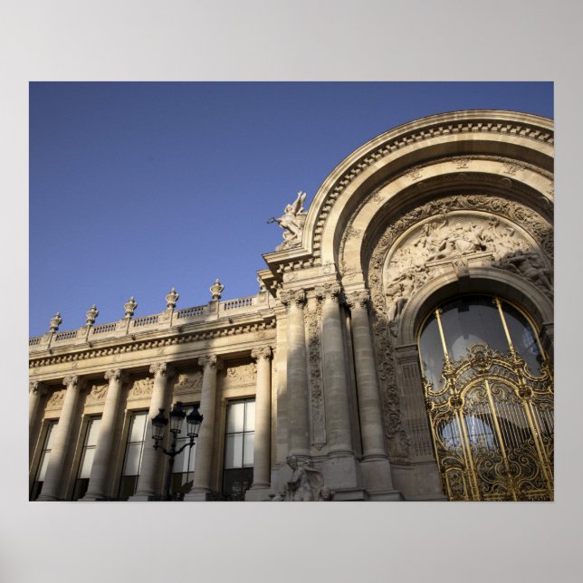 Póster Palácio Pequeno. Paris. França (Frente)