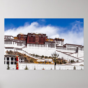 Poster palácio Potala em Lhasa - Tibete
