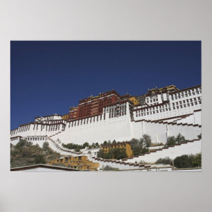Póster Palácio Potala em Lhasa, Tibete.