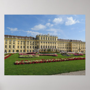Poster Palácio Schönbrunn Viena