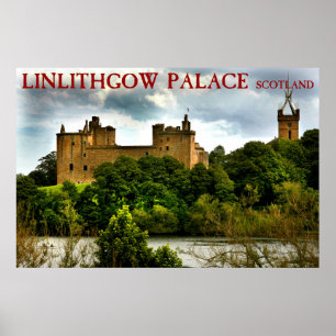 Póster palácio scotland do linlithgow